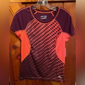 Fila breathable performance athletic t-shirt women’s size medium. New with tags